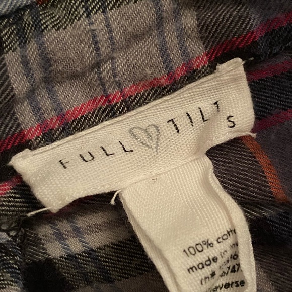 🤖 Blue and Orange Flannel - Picture 3 of 5